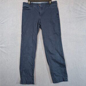 Gloria Vanderbilt Women's Navy Blue Chino Pants Size 12
